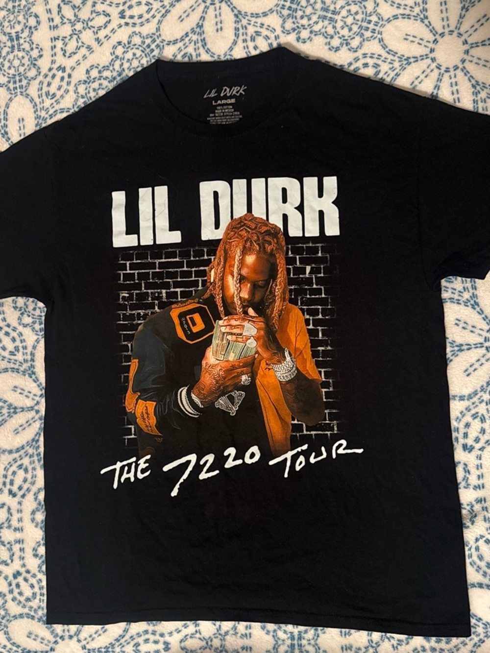 7220 Tour Graphic Tee - Black/Orange